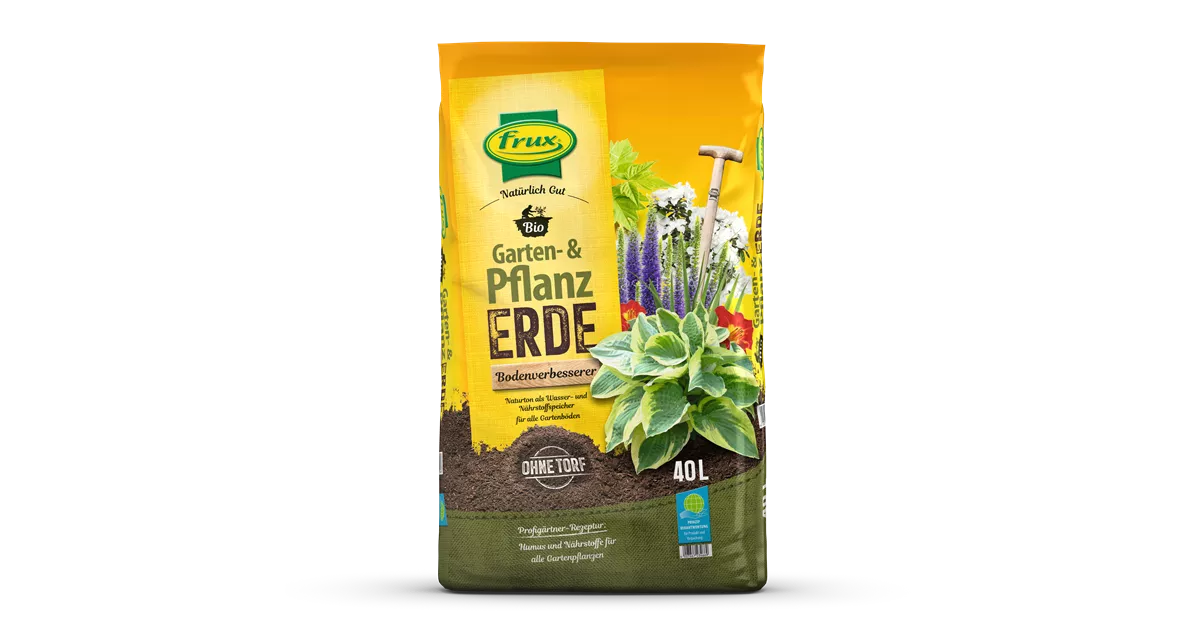 Frux Bio Grünpflanzen- & Palmenerde – 18 Liter Mit Naturton