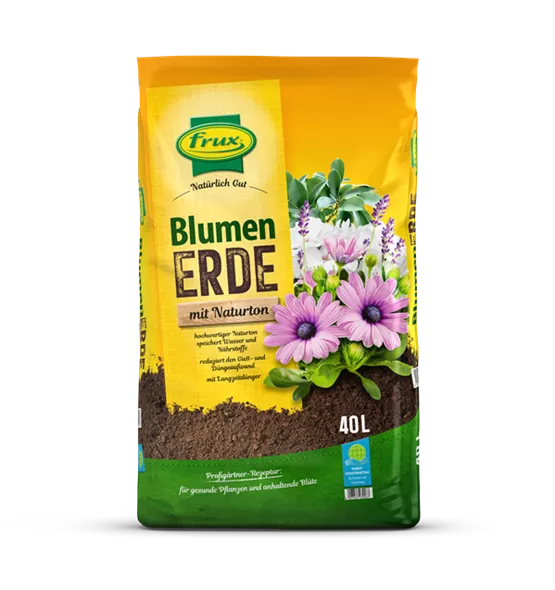 Blumenerde mit Naturton