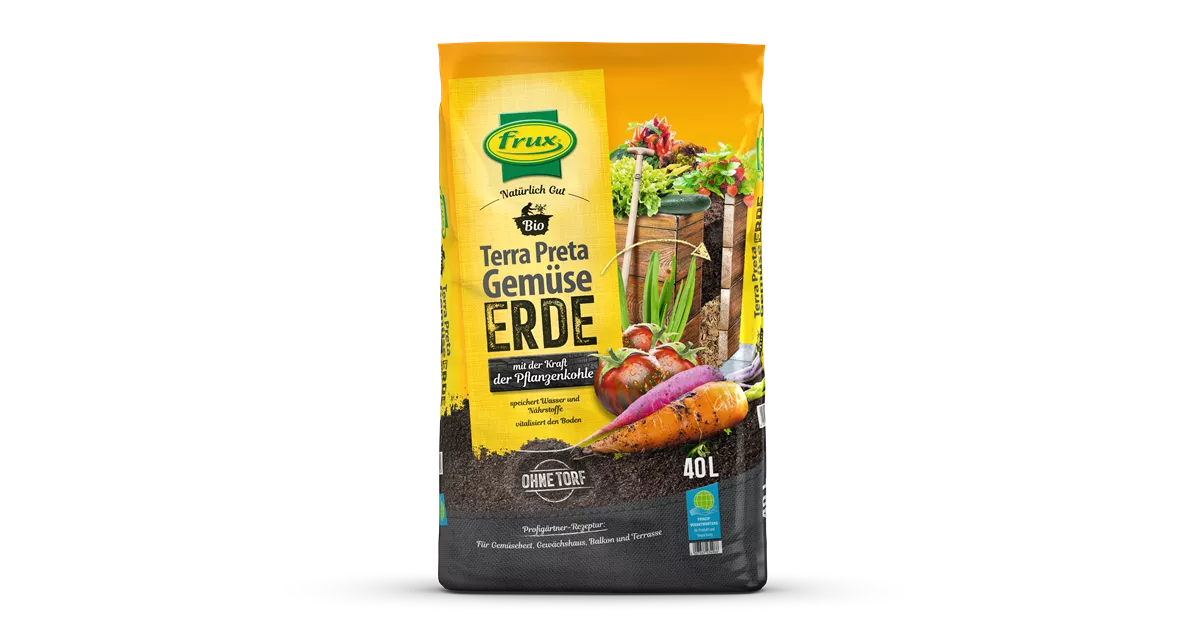 frux Bio Blumen- & Gemüseerde – Terra Preta - frux